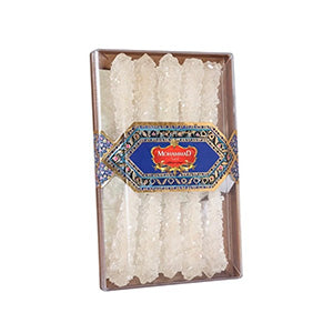 أعواد حلوى الكريستال البيضاء 10 قطع أعواد حلوى الكريستال البيضاء 10 قطع